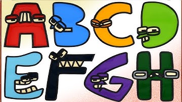 Alphabet Lore (A-Z...) - Coloring Pages Alphabet Lore DRAWING and COLORING Humanized Alphabet Lore