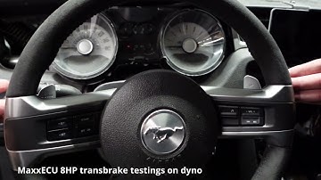 8HP transbrake feature with MaxxECU 8HP CAN control test