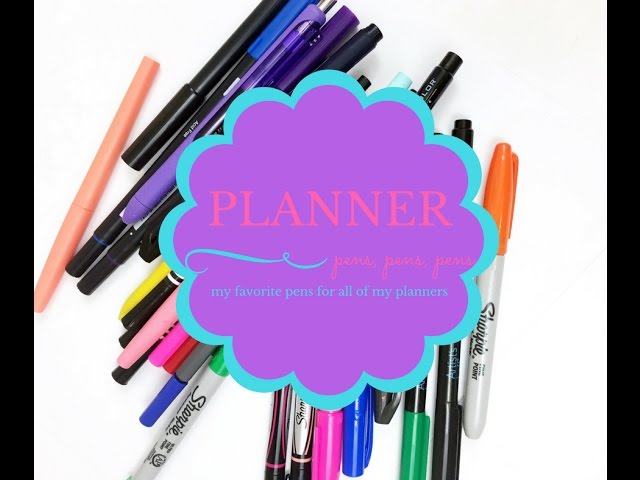 Best pens to use for planning in The Happy Planner 