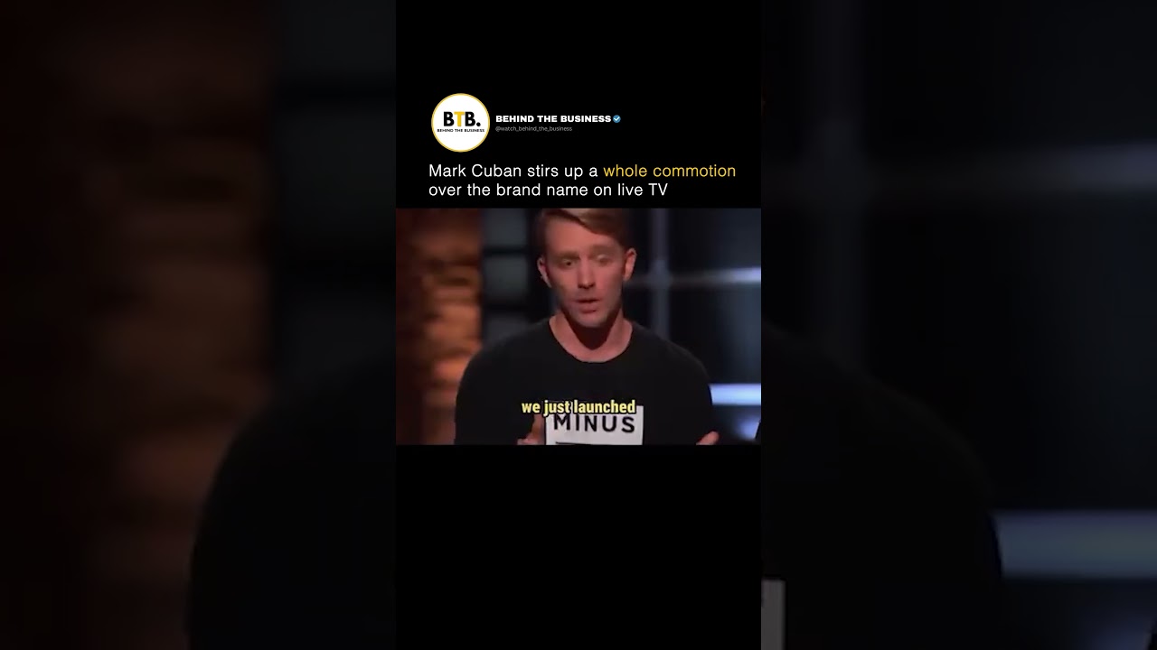 Mark Cuban stirs up a whole commotion over the brand name on live TV