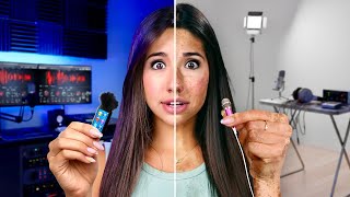 I Bought CHEAP vs EXPENSIVE Studio @TheSarahGrace