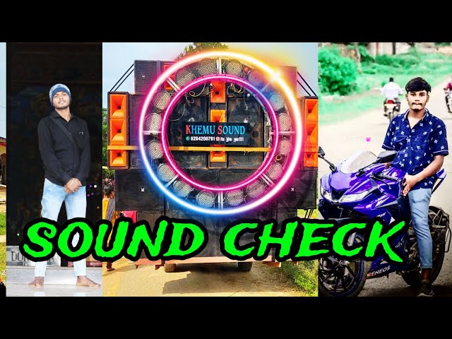 sound check 6 BASS... 4 TOP (KHEMU SOUND Ganeshpur)/DJ REMIX #soundcheck #video class=