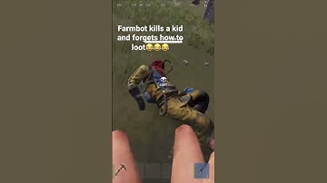 Farmbot poops his pants - Rust #farmbot #farming #rust #rustpvp #blooprint