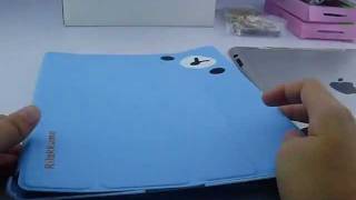 Rilakkuma iPad 2 Soft Standing Smart Cover-Blue screenshot 5