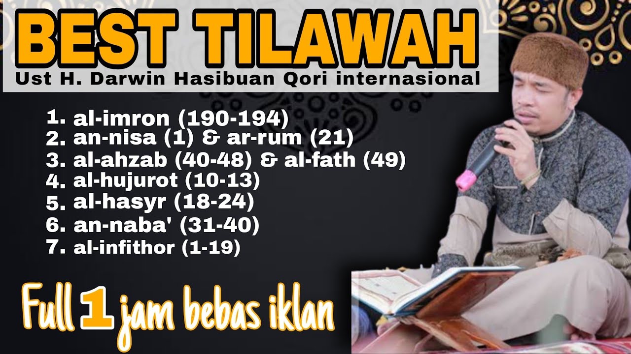 Full album Tilawatil Qur'an Ust H. Darwin Hasibuan || qori internasional