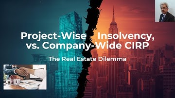Project -Wise Insolvency, Vs. Company - Wide CIRP