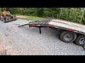 Fabricating fold down trailer legs for loading and unloading