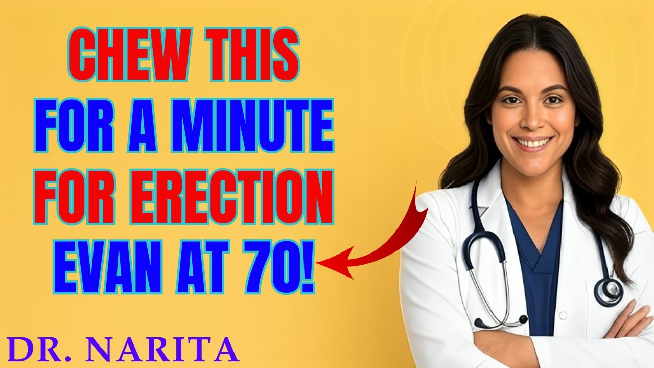 Older Men: Chew This for 60 Seconds to Improve Erection Naturally | Dr. Nerita