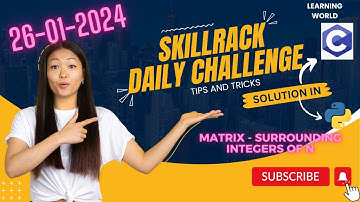 SkillRack Daily challenge Today