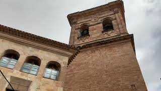 Explicación de los 3 campanarios con campanas del centro de Chinchilla (Albacete)