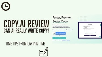 Copy.AI Review - Can AI Write Your Blog Posts and Sales Letters for you?🕒 | Captain Time