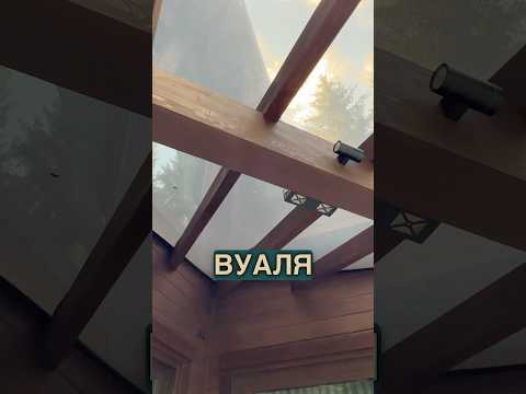 💡Как сделать прозрачный козырек в загородном доме из поликарбоната?