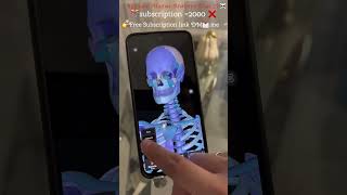 Human Anatomy Atlas 3D Free Subscription! #Shorts #anatomyapp #freesubscription #app#mbbs#bams#atlas