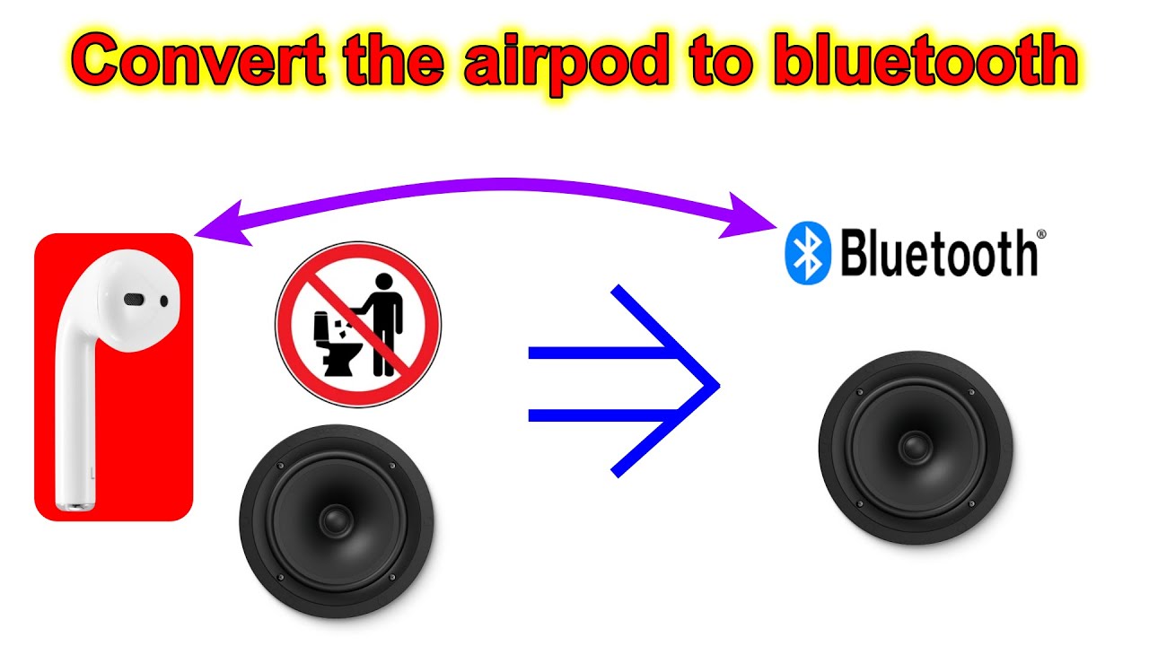 how to convert the old airpod to a bluetooth amplifier DIY YouTube