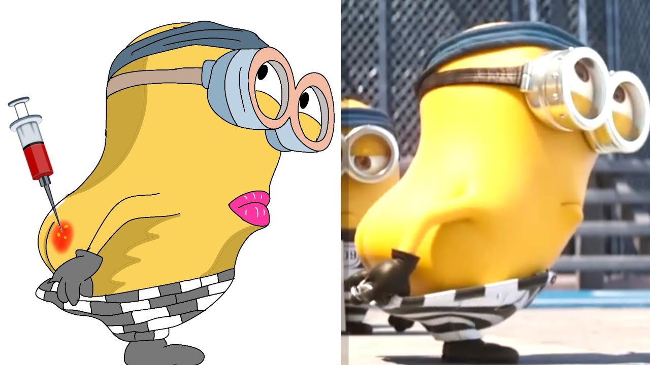Despicable Me 3 - Minions Funny Moments Drawing Meme | Funny Minions ...