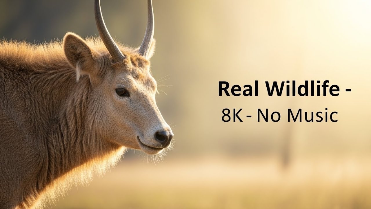 39 Minutes of Real Wildlife  8K Ultra HD  No Music  Pure Nature Sounds  ASMR Relaxation”