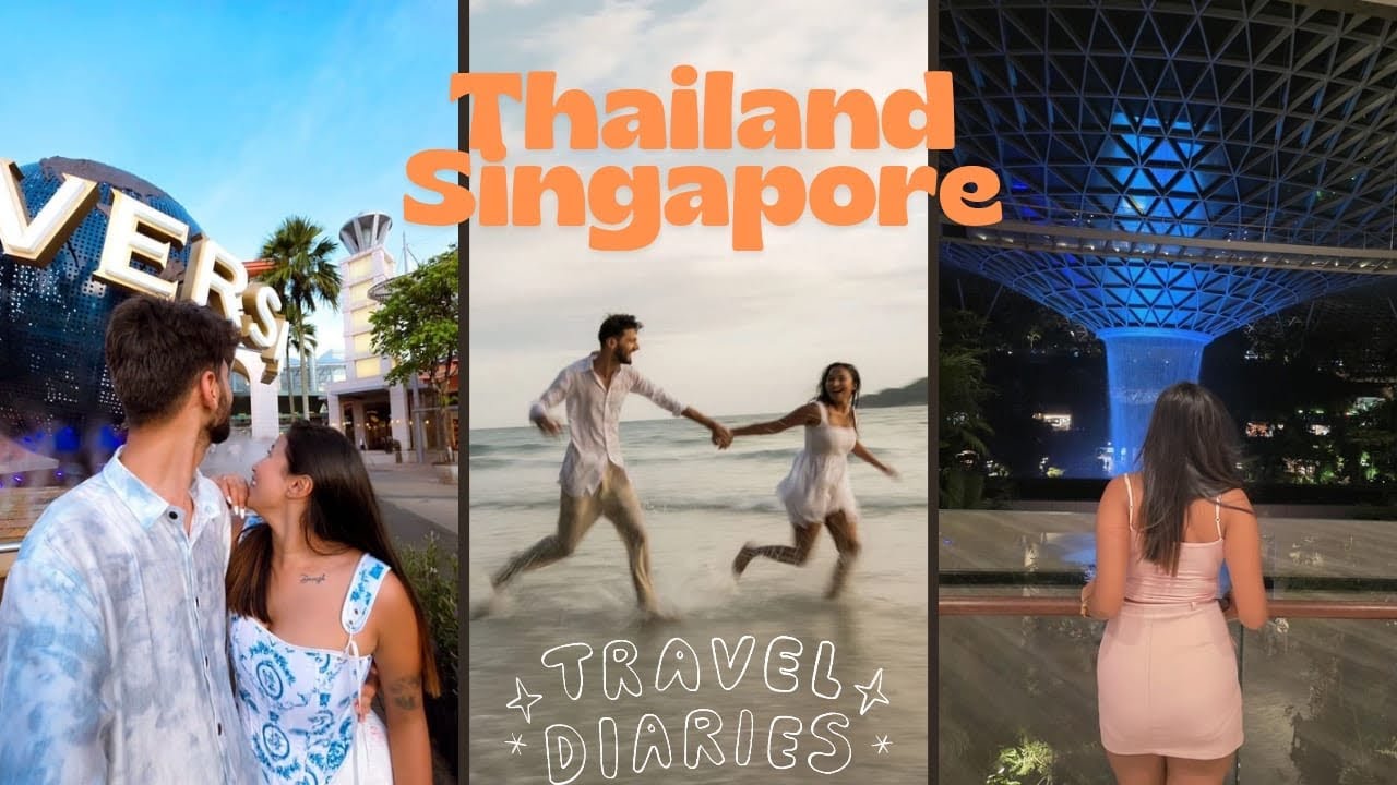Vlogs Come True : Thailand Singapore Vlog | no talking just music |