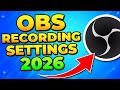 Best OBS Settings for Recording 2026 – NO LAG