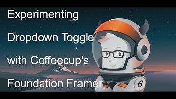 Experimenting Dropdown Toggle with Coffeecup
