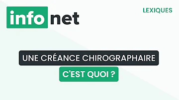 Comment sont payés les créanciers chirographaires ?