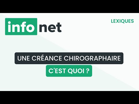 Qu’Est-Ce Qu’Un Créancier ?