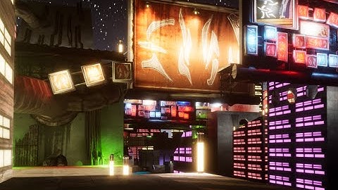 Cyberpunk City - Unreal Engine 4 Level Showcase