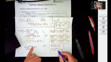 IF-48-03 Analisis Algoritma Rekursif | Backward Substitution (bagian 2)