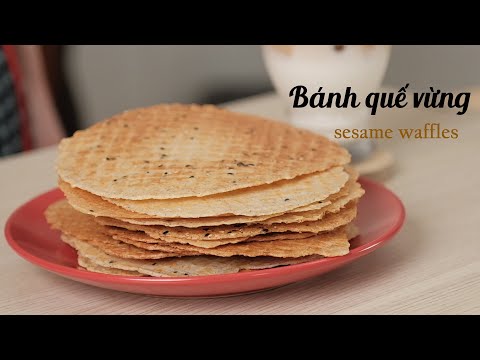 Video: Cách Nướng Bánh Quế Trong Bàn ủi Bánh Quế