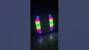 Sound-Reactive WLED Matrix #esp32 #3dprinting #arduino #maker #vanhalen #stemeducation