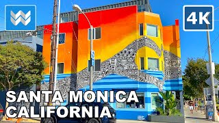 [4K] Main Street Santa Monica / Venice, California - Walking Tour & Travel Guide 🎧 Binaural Sound