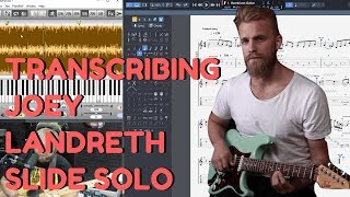 levi clay transcribes - joey landreth harmonic tremolo open c slide