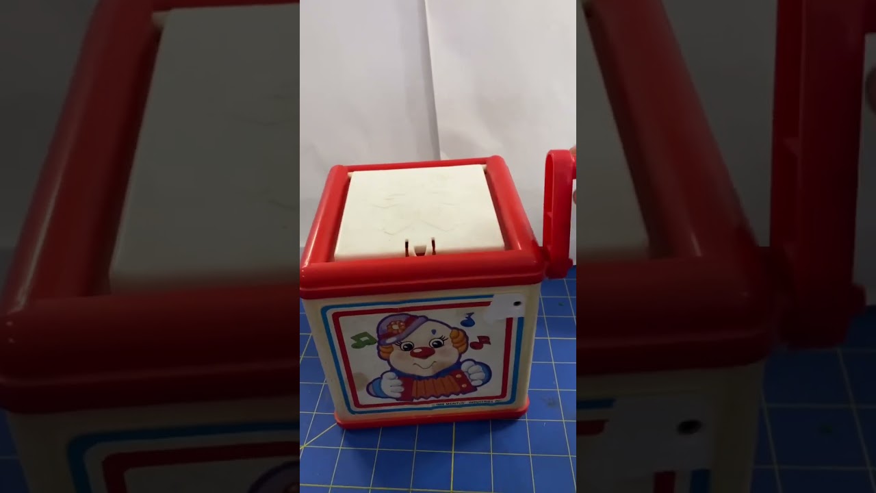 1988 Meritus Industries Clown Jack in the box vintage 