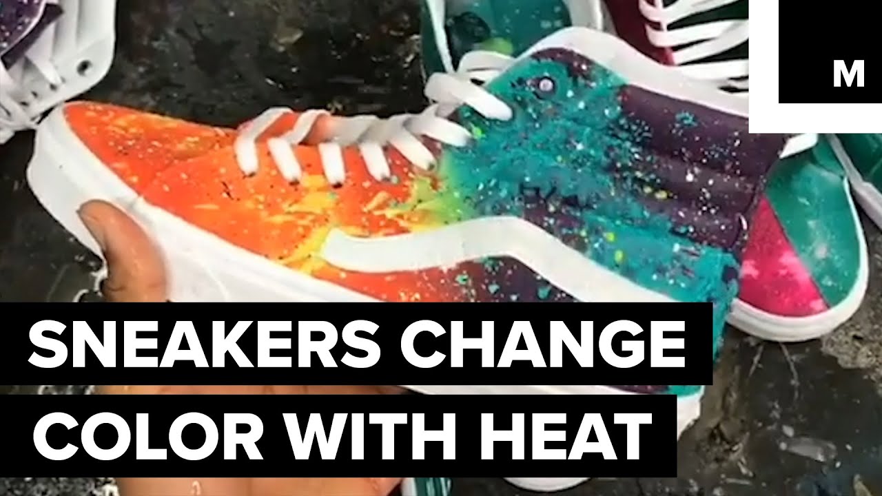 heat color changing vans