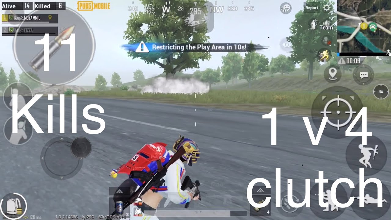 1 v 4 clutch duo vs squad pubg mobile gameplay - YouTube