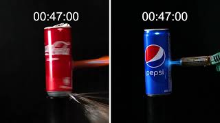 Coca cola VS Pepsi / Gas Torch experiment screenshot 4