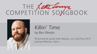 Killin Time The Lotte Lenya Competition Songbook
