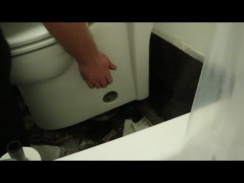 Setting Hidden Bolt American Standard brand toilet