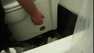 Setting Hidden Bolt American Standard Brand Toilet