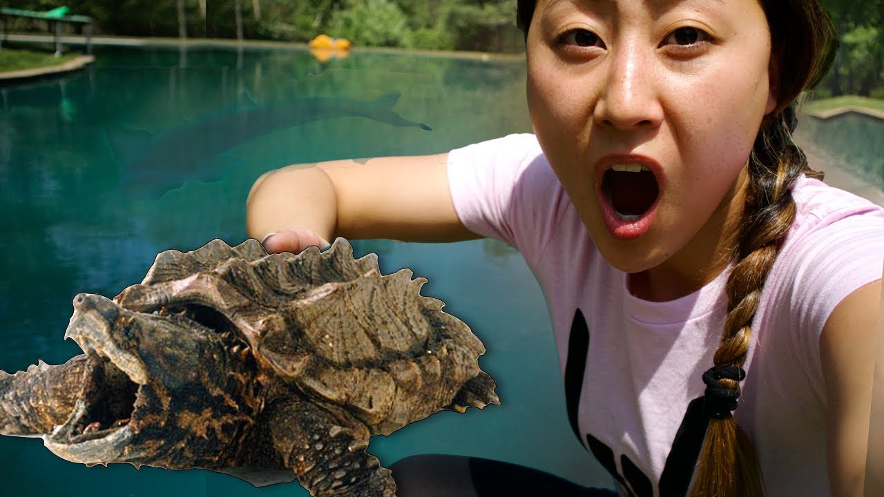 LIGHTSABER VS. POND MONSTER!! - YouTube