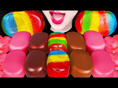 ASMR JELLY ICE CREAM 젤리 아이스크림 먹방 MUKBANG, EATING