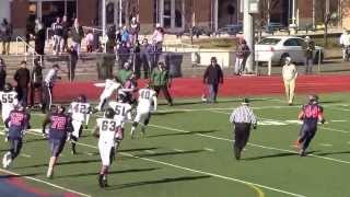 Brien McMahon vs Norwalk Football - Tim Hinton, Jr Rush Touchdown - November 28, 2013