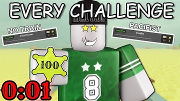 How Fast Can I SPEEDRUN Every Challenge In Dead Rails?