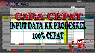 CARA INPUT DATA KK PRODESKEL DENGAN  100% CEPAT - Input Prodeskel Otomatis