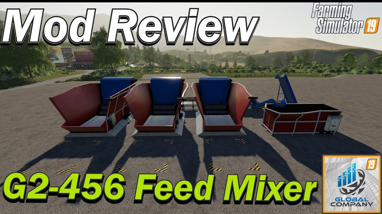 Mod Review - Company - G2 456 Feed Mixer - Total Mixed Rations - YouTube