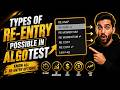 Understand All Types of Re-Entry Possible in AlgoTest 🚀 Delta Exchange India | Algo Trading