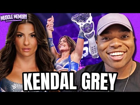 KENDAL GREY On Winning The Evolve Women's Championship, Kurt Angle, Rhea Ripley | Muscle Memory