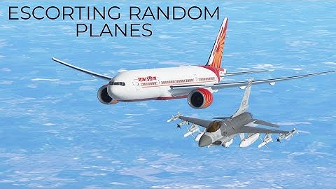 ESCORTING RANDOM PLANES on INFINITE FLIGHT