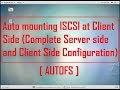 How to auto mount iscsi target disk in Centos 7 ,Redhat 7 (automounting)