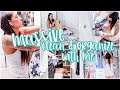 MASSIVE CLEAN & ORGANIZE WITH ME | CLEANING MOTIVATION | MORE WITH MORROWS