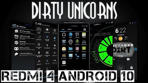 Redmi 4/4X - Dirty Unicorn 14.5 ANDROID 10 | Treble Rom | July Patch | DU Rom | Features & Review